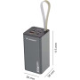 Універсальна мобільна батарея Wozinsky K65+ 30000 65W Gray (5907769364457)