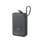 Універсальна мобільна батарея XO PR267 PD 65W 20000mAh Grey