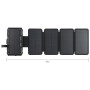 Універсальна мобільна батарея Sandberg Solar 5-Panel Powerbank 27000mAh Black (421-06)