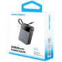 Універсальна мобільна батарея Vention 20000mAh PD, QC 3.0 Black (FHYB0)