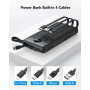 Універсальна мобільна батарея Veger C10 10000mAh, Black (1283126526848)
