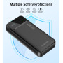 Універсальна мобільна батарея Choetech B729 20000mAh Black (B729-BK)