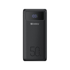 Універсальна мобільна батарея Sandberg Powerbank 50000mAh, USB-C PD 130W, Black (420-75)