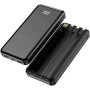 Універсальна мобільна батарея Forewer TB-411 ALLin1 USB-C + Lightning + microUSB 10000mAh Black (1283126565083)