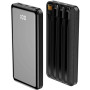 Універсальна мобільна батарея Forewer TB-411 ALLin1 USB-C + Lightning + microUSB 10000mAh Black (1283126565083)