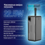 Універсальна мобільна батарея ColorWay Digital Display 50000mAh Black (CW-PB500LPC5BK-PDD)