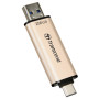 флеш-драйв TRANSCEND 256GB USB 3.2/Type-C JetFlash 930 Gold-Black