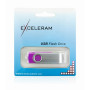 USB флеш накопитель eXceleram 32GB P1 Series Silver/Purple USB 2.0 (EXP1U2SIPU32)