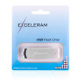 USB флеш накопитель eXceleram 64GB P2 Series Silver/Black USB 2.0 (EXP2U2SIB64)