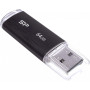 USB флеш накопитель Silicon Power 64GB Ultima U02 Black USB 2.0 (SP064GBUF2U02V1K)