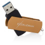 USB флеш накопитель eXceleram 16GB P2 Series Brown/Black USB 3.1 Gen 1 (EXP2U3BRB16)