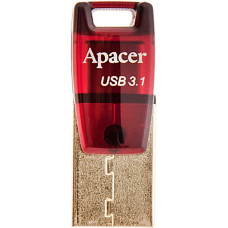 USB флеш накопитель Apacer 32GB AH180 Red Type-C Dual USB 3.1 (AP32GAH180R-1)