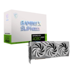 Відеокарта GF RTX 4080 Super 16GB GDDR6X Gaming X Slim White MSI (GeForce RTX 4080 SUPER 16G GAMING X SLIM WHITE)