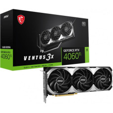 Відеокарта GF RTX 4060 Ti 16GB GDDR6 Ventus 3X OC MSI (GeForce RTX 4060 Ti VENTUS 3X 16G OC)