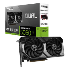 Відеокарта GF RTX 5060 Ti 8GB GDDR7 Dual OC Asus (DUAL-RTX5060TI-O8G)