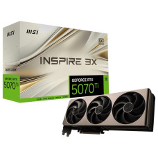 Відеокарта GF RTX 5070 Ti 16GB GDDR7 Inspire 3X OC MSI (GeForce RTX 5070 Ti 16G INSPIRE 3X OC)