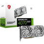 Відеокарта GF RTX 4070 12GB GDDR6X Ventus 2X White OC MSI (GeForce RTX 4070 VENTUS 2X WHITE 12G OC)