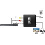 Конвертер PowerPlant (CA911479) HDCAV01 AV (3xRCA) - HDMI, чорний