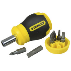 Викрутка Stanley Multibit Stubby з 6 змінними бітами