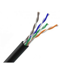 Кабель для зовнішньої прокладки OK-Net КПП-ВП (100) UTP, CAT5e, 4х2х0.48, бухта 305м
