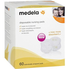 Вкладыш для бюстгальтера Medela Disposable Nursing Pads 60 шт (008.0374)