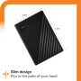 Зовнішній жорсткий диск 2.5" USB 5.0TB WD My Passport Black (WDBPKJ0050BBK-WESN)_Bulk