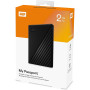 Внешний жесткий диск 2.5" USB 2.0TB WD My Passport Black (WDBYVG0020BBK-WESN)