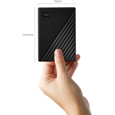 Зовнішній жорсткий диск 2.5" USB 1.0TB WD My Passport Black (WDBYVG0010BBK-WESN)_Bulk