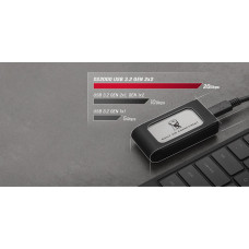 Накопичувач зовнішній SSD Portable USB 500GB Kingston XS2000 BoC Silver (SXS2000/500GA)
