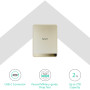 Накопичувач зовнішній SSD 512GB Apacer AS724 Cream (AP512GAS724C-1)