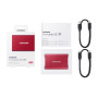Накопичувач зовнішній SSD 2.5" USB 500GB Samsung T7 Red (MU-PC500R/WW)