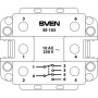 Выключатель SVEN Home SE-103 проходной двухполюсный одинарный скрытого типа белый