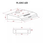 Витяжка Perfelli PL 6042 W LED