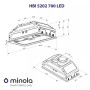 Витяжка Minola HBI 5202 GR 700 LED