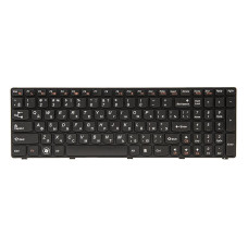 Клавиатура PowerPlant для ноутбука IBM/Lenovo G580, N580 черный, черный фрейм (KB311071)