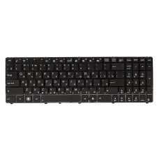 Клавиатура PowerPlant для ноутбука Asus K52, K52J, K52JK черный, черный фрейм (KB310241)