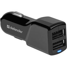 авто зарядка DEFENDER (83834)UCA-34 2xUSB, 5V / 3.4А