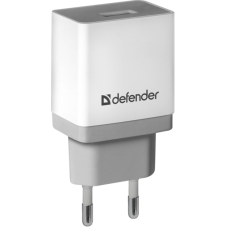 мережева зарядка DEFENDER (83571)UPA-21 біла, 1xUSB, 5V / 2.1А