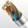 мережева зарядка T-PHOX PD 18W Charger+Type-C-C 60W cable 1m (Біла)