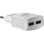 мережева зарядка DEFENDER (83580)UPA-22 біла, 2xUSB, 2.1А