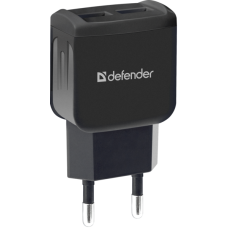 мережева зарядка DEFENDER (83581)UPС-21 2xUSB,5V/2.1А кабель microUSB