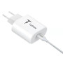 мережева зарядка T-PHOX iSpeed PD 20W Charger (Біла)