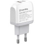 Сетевое зарядное устройство ColorWay (Type-C PD + USB QC3.0) White (CW-CHS024QPD-WT)
