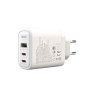 Мережевий зарядний пристрій XO CE04 (1USB, 2USB-C) QC3.0 PD3.0 White (XO-CE04-WH)