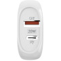 Сетевое зарядное устройство ColorWay (Type-C PD + USB QC3.0) White (CW-CHS024QPD-WT)