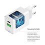 Мережевий зарядний пристрій ColorWay GaN Mini 30W PD Port PPS USB (Type-C PD + USB QC4.0) White (CW-CHS053PD-WT)