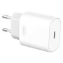 Мережевий зарядний пристрій XO L91EU 1хType-C PD25W White (L91-WH)