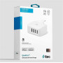 Сетевое зарядное устройство Ttec Quattro 4хUSB 5.1A/25Вт White (2SC02B)