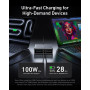Мережевий зарядний пристрій Anker PowerPort GaNPrime 200W 4xUSB Type-C, 2xUSB Type-A Black (A2683341)