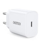 Мережевий зарядний пристрій Choetech (1USBх3A) Type-C PD20W Charger White (Q5004-V5)